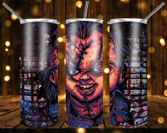 Chucky Sublimation print for tumbler