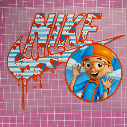 Blippi Nike DTF Transfer