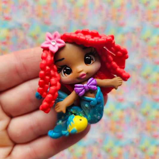 Live action Ariel clay doll