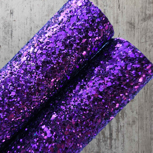 Witchy purple glitter fabric