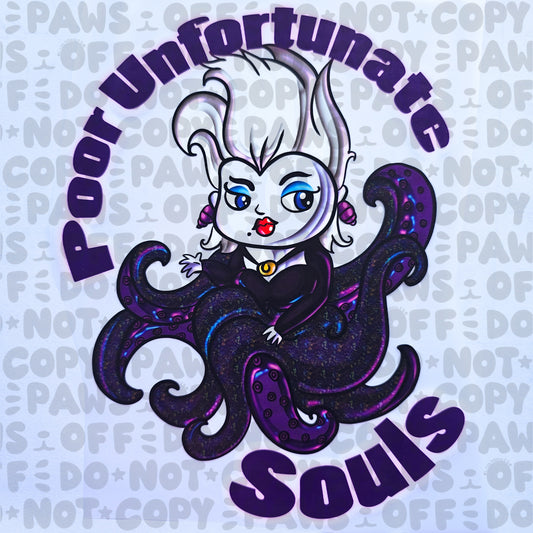 Unfortunate souls dtf heat transfer