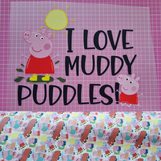 Muddy puddles Transfer