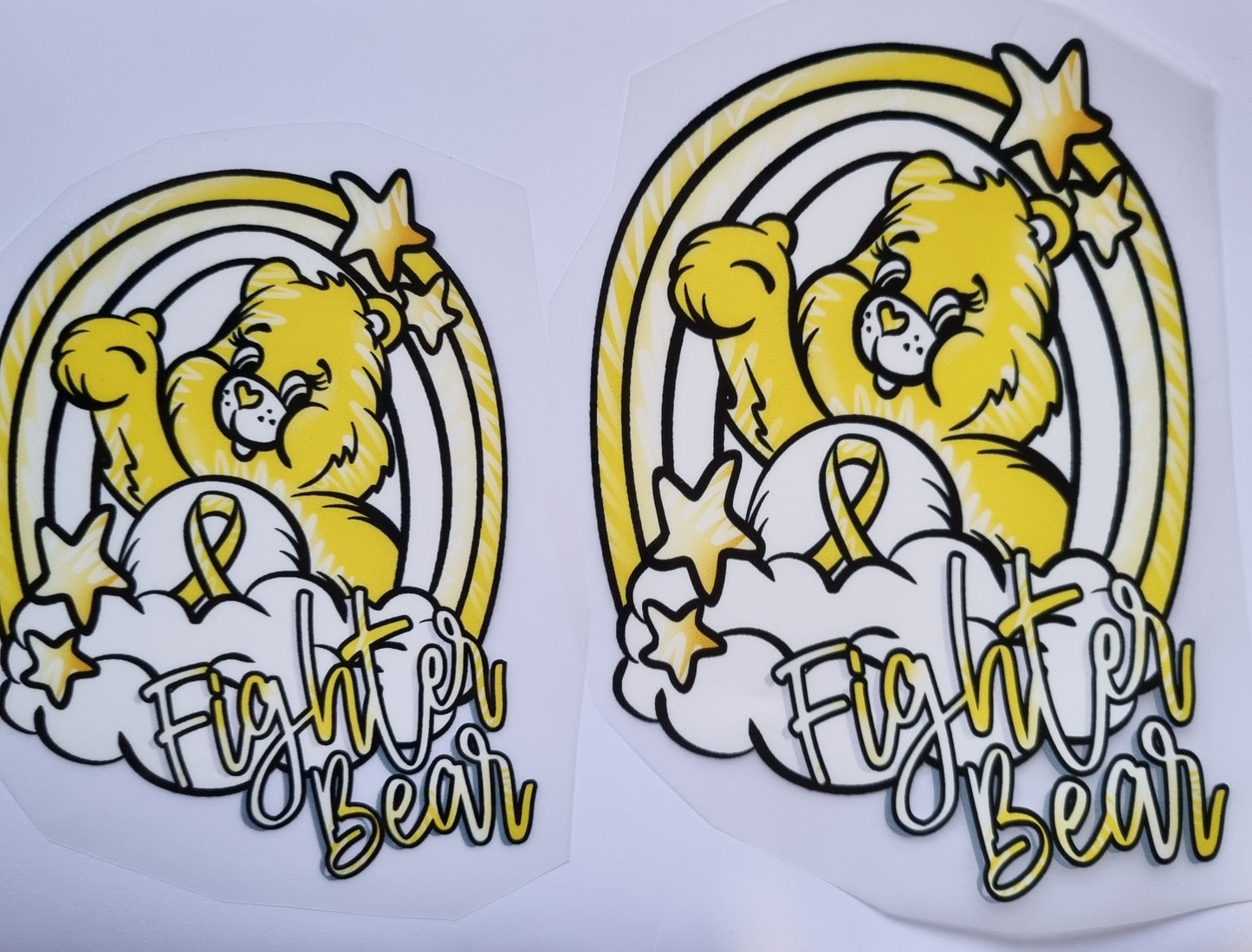 Fighter bear yellow Transfer