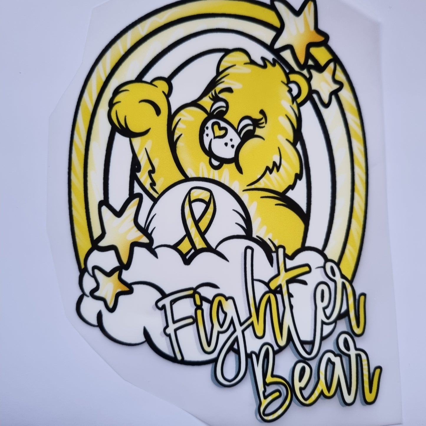 Fighter bear yellow Transfer