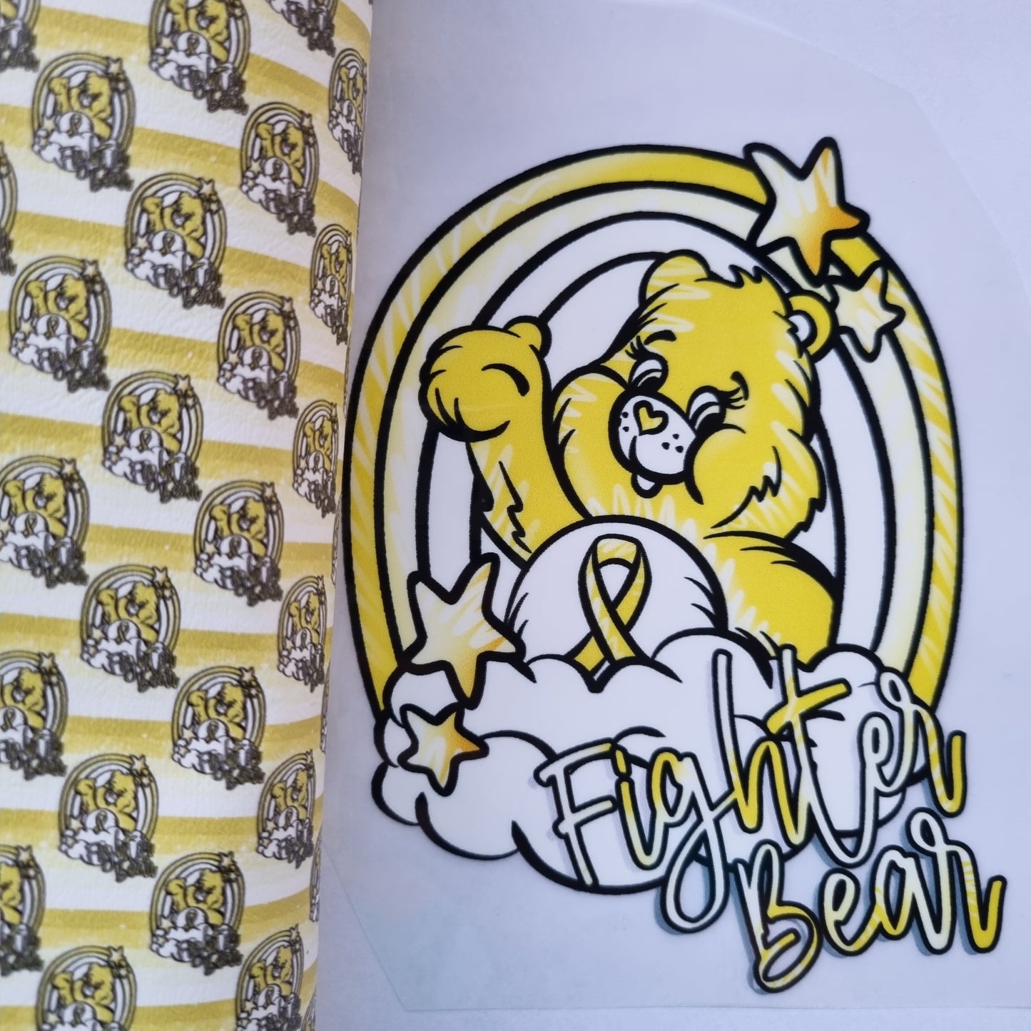 Fighter bear yellow Transfer