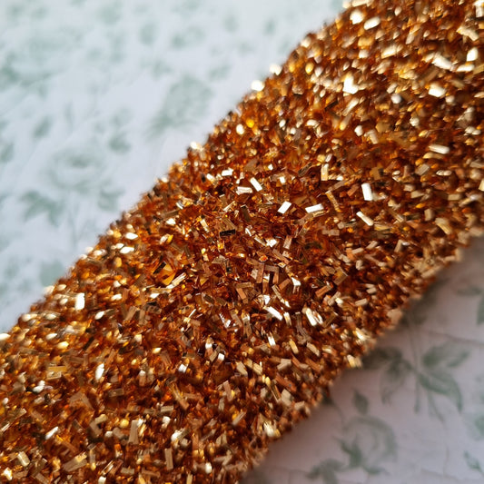 Rose gold tinsel Glitter