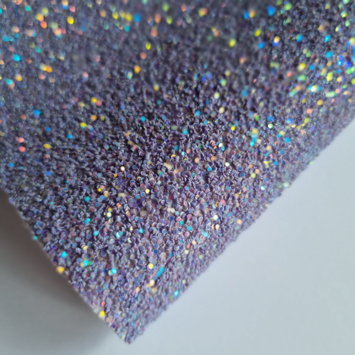 Lilac sparkle glitter fabric